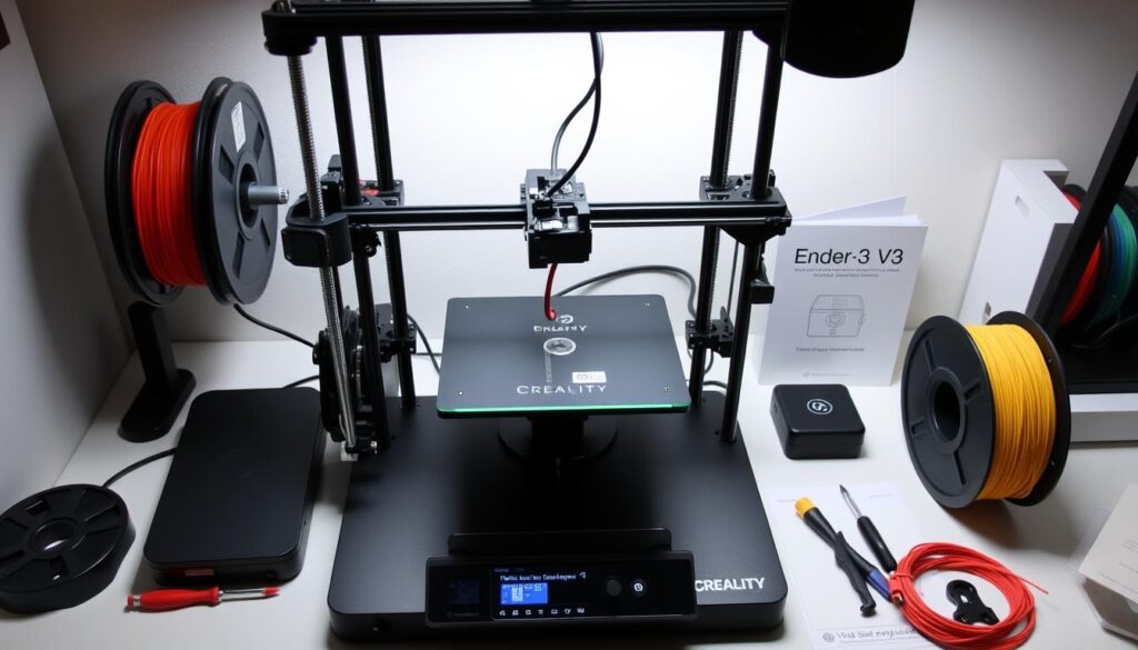 setting up Creality Ender-3 V3